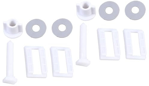 OSALADI 4 Set Di Viti Per Cerniere Del Sedile Del Water Robuste Parti Di Ricambio Robuste Con Dadi E Rondelle Per Una Facile Installazione
