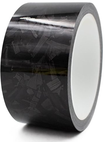 Finest Folia 8,5 Meter Forged Carbon Zierstreifen Auto LKW Motorrad Boot Modellbau Basteln DIY Deko Dekorstreifen Klebestreifen selbstklebend wetterfest (Schwarz Glanz Forged Carbon, 50mm)