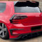 Glänzend Schwarz Auto Rücklicht Dekoration Abdeckung für VW Golf 7 MK7 R400 2012 2013 2014 2015 Hinten Lampe Heckleuchte Rahmen Exterieur Zubehör