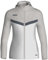 JAKO Iconic Kapuzenjacke Gr. 40 Weiß/Soft Grey/Anthra Light - Zipper Hoodie Damen, Bequeme Sweatjacke mit Keep Dry Funktion aus 100% recyceltem Polyester