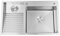 Lavabo de lavandería, lavabo de acero inoxidable con tabla de lavandería, lavabo con tabla de lavar para lavaderos, lavaderos, cocinas, balcones