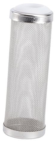 FONDOTIN 12mm Stainless Steel Mesh Filter Media Bag for Fish Tank Prevent Media from Entering Bio Balls Carbon Ceramic Cover