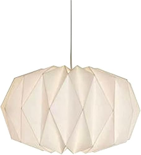 Origami Design Papier Lampenschirm, Nordische Kreativpapier Lampenschirm Deko Papier Laterne, Papier Deckenlampen Shade, Folding Papier Rund Lampenschirm (A)
