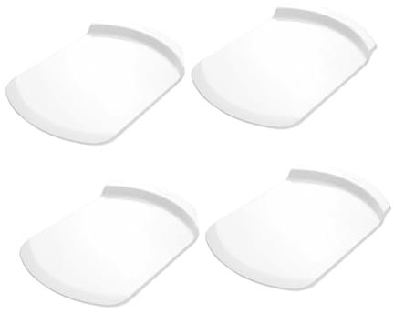 qiqiaollo 4 Stück Kuchenblechspatel Dekor Küchenwerkzeug Kuchentransferschaufel Kuchenspatel Küchenhelfer Kuchentransferspaten Kuchenschaufeln Backschaufel Küchenschaufel Weiß Lift Pp Pizza/734