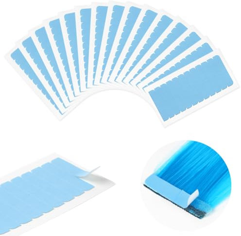 LOPHE Cinta Adhesivaspara el Cabello, 180 Piezas Cintas Adhesivas, Extensiones de Cinta Adhesiva Invisible de Doble Cara, Reemplazo Tape Adhesivas para Extensiones De Pelo