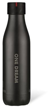 LES ARTISTES Paris A-2166 Bottle'Up, Thermos 500 ml, Gourde isotherme sans BPA, Réutilisable, Garde au chaud 12h et au froid 24h, Acier Inoxydable, Design One Dream