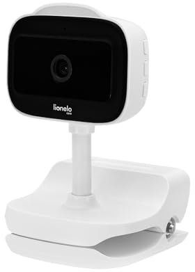 Lionelo Babyline Go, Elektronisches Babyphone Kabellose Kamera 4 x Zoom 2304x1296 p, Nachtmodus 8m Zwei-Wege-Kommunikation Schlaflieder, Temperatur- und Bewegungssensor, Benachrichtigungen