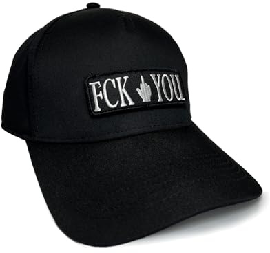 No Face No Name FCK You Basecap in schwarz