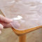 Tischschutz Transparente,Tischdecke - Wohlfühlkante,Schutzfolie 2mm Dick für Glastisch/Marmortisch,Tischschutzfolie Abwischbar,Tischfolie einseitig matt,blasenfrei- Größe wählbar,Rechteck,70x110cm