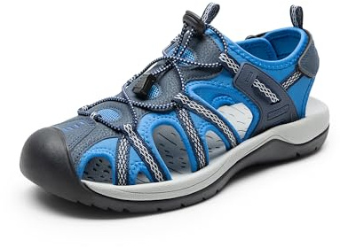 DREAM PAIRS Sandales Sportives d'été pour Hommes Antidérapantes et Respirantes Sandale Extérieure Confortable,Size 47,Marine,DMUMST2505