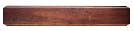 MITSUMOTO SAKARI Japanese Knife Rack, Magnetic Solid Wooden Knife Holder | 50 cm Acacia Wood Knives Strip, Kitchen Counter Organiser Knives, Knife Holder for Home Cooks, Wall-Mounted, Space-Saving