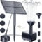 1 5 W/2 5 W Solarbrunnen mit einfacher Einrichtung, perfekte Ergänzung für Ihren Garten oder Außenbereich (2,5 W ohne Batterie)