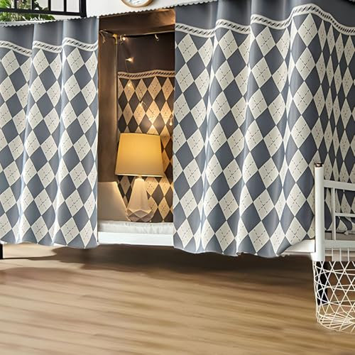 XHCTNN Bettvorhang Etagenbett Zelt Vorhang Blackout - Bett Zelt Vorhang Tuch - Vorhänge Hochbett Schlafzelt Schlafsaal(B,59-1pc)