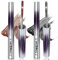 2 Metal Mascara, 3D Curling Wimperneisen-Mascara, Wimperntusche Wasserfest, Iron Wand mascara, Smudge Proof Metal Wand Metallbürst für Länge und Volumen Eyelash Faser Hinzufügen