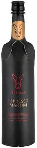 Sin Ego Espresso Martini Ready to Drink Cocktail | 70cl 15% abv | Premium RTD Coffee Cocktail, Vodka Espresso Blend, Pre-Mixed Bar Quality Drink