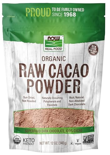 Now Foods Organic & Raw Cacao Powder 12Oz