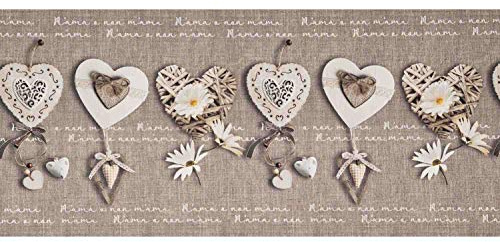 WohnDirect Tapis d'intérieur Fonctionnel jusqu'à 10 m de Long – Tapis de Cuisine résistant, antidérapant et Facile à Nettoyer – Tapis de Bain – Tapis de Passage – Mama — 50x210cm