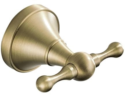 Flybath Gancio Portasciugamani Gancio Appendiabiti in Ottone Bronzo Spazzolato Asciugamano Gancio Fissato Accessori da Bagno Montaggio a Parete per cucina bagno