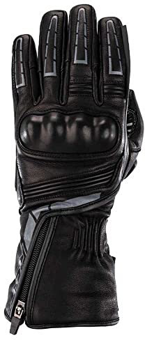 RST Storm 2 Leather CE Mens Waterproof Black Motorcycle Glove L
