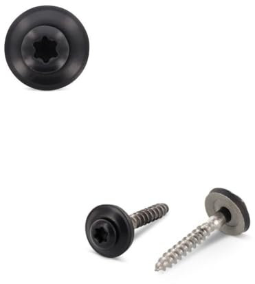 Vis de rive 4,5x60 mm RAL 7016 gris anthracite Inox A2 avec EPDM 15mm par 50