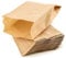 PACKRA - Sacchetto Kraft, piccolo regalo di compleanno, busta vintage di Natale (50 pezzi, 11 cm x 21 cm x 5 cm)