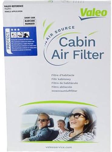 VALEO 715835 Filter, Innenraumluft PROTECT Pollenfilter mit Aktivkohle Schutz vor Pollen, Staub, Bakterien, Gasen und unangenehmen Gerüchen
