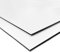 Panneau Composite Aluminium Blanc 2 mm. Plaque alu avec au Centre un Polyéthylène (PVC) Aluminium Composite Blanc 2 mm - 50 x 90 cm (500 x 900 mm) -