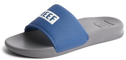 Reef Kids Boys Sandals, Kids One Slide Reef Grey/Blue, UK 3