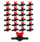 GNCGarden [Pack 25] Válvula de Interruptor de Riego de Goteo, Interruptor de Válvula de Tubería 16mm, Llave de Paso. Válvula de riego por Goteo Resistente a heladas y Golpes. Válvula de Control