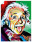 ARTLAND Wanddeko Poster & Kunstdrucke Wandposter DIN A3 Portrait Albert Einstein Zunge Symbol Physik Wissenschaft U4RL