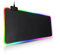 Youyijia RGB Gaming Mouse Mat 800×300×4mm Thick Extended Gaming Mouse and Keyboard Mat Pad with Non-Slip Rubber Base with 7 Light Modes Luminous LED Mouse Pad for Computer Gamer Black