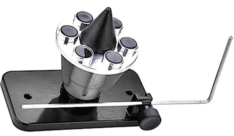 KJKVIVH Blade Balancer Replace for 339075B Lawn Mower Blade Balancer Magnetic Wall Mount 42-047 Black