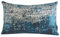 THE-TINOART Glam-türkis-goldener Überwurf-Kissenbezug, weicher Samt-Kissenbezug, luxuriös, modern, Lendenwirbelkissen, dekoratives Kissen für Couch, Sofa, Wohnzimmer, Schlafzimmer, Auto, 30,5 x 50,8