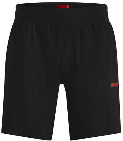 HUGO Herren Linked Cw Loungewear Short, Black1, L EU