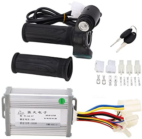Natudeco 36V 1000W Bürstenmotor-Controller Fahrrad-Bürstenmotor-Controller-Kit Elektrofahrrad-modifizierter Controller-Kit Stabile Leistung Für Elektrofahrräder