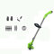 Coupe-Bordure alimenté par Batterie, désherbant sans Fil, Outil de Coupe-Bordure électrique léger pour l'élagage et la Taille du Jardin (Batterie 12 V * 2)