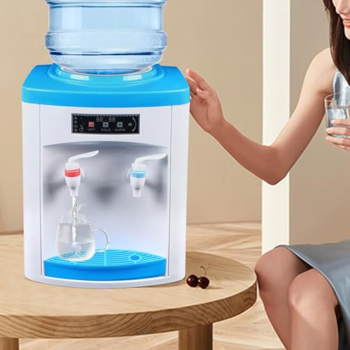 DSYOGX Dispensador de Agua para Agua Caliente y fría, 550W dispensador eléctrico de Agua fría, dispensador de Agua Fria para Botellas de Agua de 1,1 a 4,9 litros o Botellas