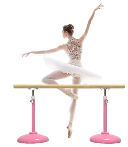 IUokLU Ballettstange, Mobile Beinpresse aus Stahl, Ballettstange, geeignet für Zuhause, Fitnessstudio, Tanzzimmer, Dehnstangen können EIN Gewicht von 500 kg tragen