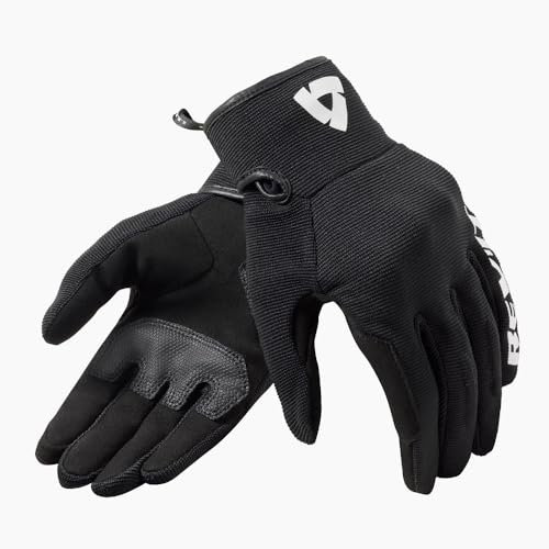 Revit Access Damen Motorrad Handschuhe, schwarz/weiß, M