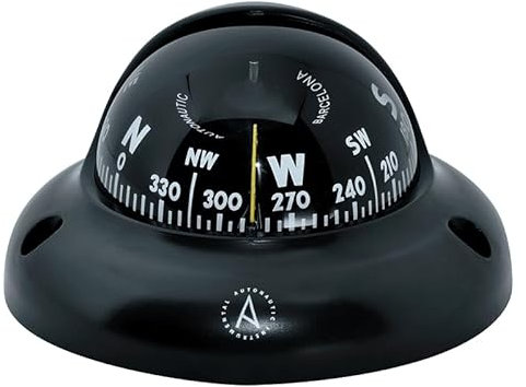 Autonautic - Magnetkompass zur Oberflächenmontage - C3001 - Geeignet für den Einsatz in Schlauchbooten oder Motorbooten