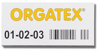 ORGATEX Etikettenhalter magnetisch StandardLabel | Magnetischer Etikettenträger zur Kennzeichnung in Lager & Produktion | 100 Stück Magnetische Etikettenhalter | 38x75 mm (HxB) | Transparentes PVC