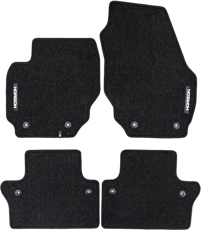 FROGUM Velours Fußmatten Horizon Autoteppiche für Volvo V70 III 2007-2016, für Volvo XC70 II 2007-2016