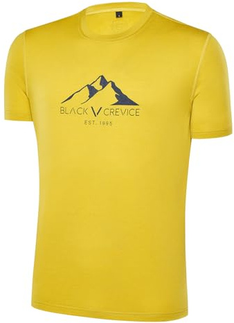 Black Crevice Herren Merino T-Shirt
