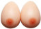 ZCOINS Faux Sein Silicone Réaliste Prothèse Mammaire en silicone Mastectomie, Fausse Poitrine pour Travesti Crossdresser Transgenre, Non adhérent
