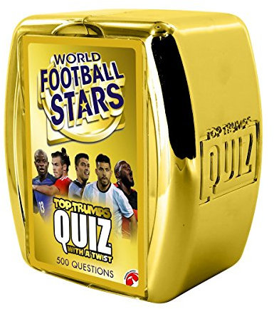 World Football Stars Top Trumps Quiz Game