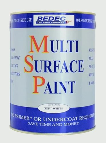 Bedec Multi Surface Paint Gloss Black 5 Litre