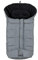 Eisbärchen Winter-Fußsack für Kinderwagen 7965 SG hellgrau-schwarz
