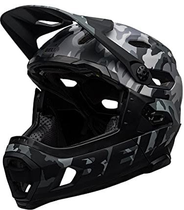 BELL Unisex – Erwachsene Super Dh MIPS Fahrradhelm MTB, Matte/Gloss Black camo, S | 52-56cm