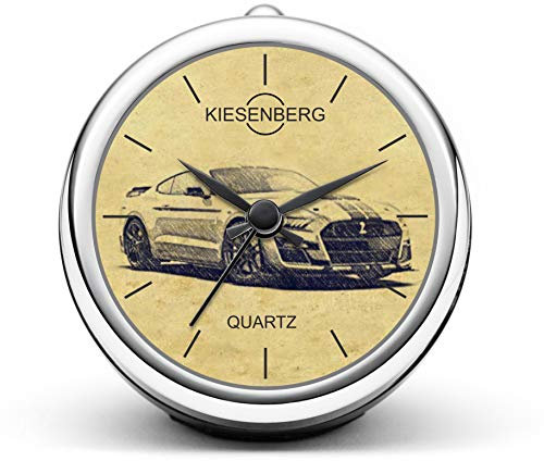 KIESENBERG Design Tischuhr Geschenke für Mustang Shelby GT 500 2019 Fan Uhr T-4922