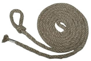 Braun Hanfbindestrick Ø 10 mm 400 cm lang (Seile und Gerüst-Anbindestrick Baustelleneinrichtungen Rollen Hanfseil) Länge: 400 mm/Durchmesser: 10 mm